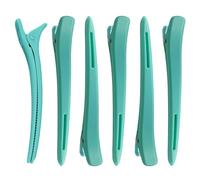 LearnLyrics Pinze per capelli per sezionare,Pinze per capelli a becco d'anatra - Clip per acconciatura antiscivolo | 6x Pinze per capelli per capelli spessi, Accessori portatili per