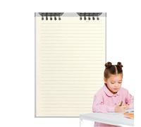 LearnLyrics Quaderno a spirale con 10 anelli, ricaricabile, per scuola, cancelleria, 60 fogli, diario personale, 21 x 14,8 cm, per scrivere, disegnare, pianificare