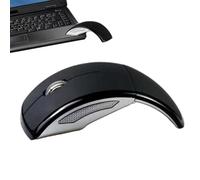 LearnLyrics senza fili USB, USB senza fili, pieghevole, ergonomico, di lusso, 2,4 G, senza fili, per laptop, e PC, plug and play, lunga portata di 15 m, con