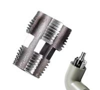 LearnLyrics Shift Filo del Tubo: Strumento Filo, detergente per Filo Manuale | Filetto in Metallo Robusto, Manico ergonomico, Strumento Resistente alla ruggine per l'impianto Idraulico,