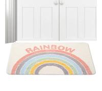 LearnLyrics Tappetino da bagno super assorbente - tappeto da bagno morbido, tappetino antiscivolo per pavimento, assorbente in peluche, tappeti ad asciugatura rapida | tappeti colorati super