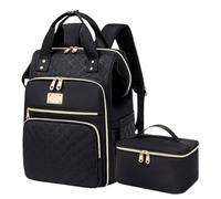 LearnLyrics Zaino Porta Pranzo | Zaino Scolastico Per Laptop Con Scomparto Termico,Borsa Da Lavoro Alla Per Uso Quotidiano Scuola Viaggi Picnic Vacanze Escursionismo Ufficio,Escursionismo Vacanza