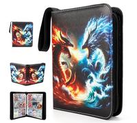 LearnToy Album Exo-Tec 900 Tasche - Raccoglitore Impermeabile per Carte Magic, Pokémon e Giochi da Tavolo, Custodia Collezionismo con Zip Sicura