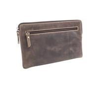 LEAS Tasca per soldi Money Bag formato orizzontale, Vera Pelle, cognac scuro/dark cognac - Special-Edition