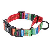 Leash Boss Collare martingale per cani, collare per cani in nylon riflettente per cani di taglia grande, media e piccola, collare per addestramento animali domestici senza tirare, fibbia a sgancio