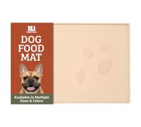 Leashboss - Tappetino per cani per cibo e acqua, in silicone, impermeabile, per gatti e cani, antiscivolo, con bordi rialzati per evitare fuoriuscite, vassoio in gomma per animali domestici