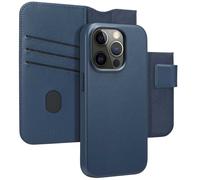 Leather Bookcase 2-in-1 met MagSafe adatta per Apple iPhone 15 Pro