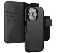 Leather Bookcase 2-in-1 met MagSafe adatta per Apple iPhone 16 Pro