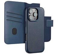 Leather Bookcase 2-in-1 met MagSafe adatta per Apple iPhone 16 Pro