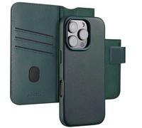 Leather Bookcase 2-in-1 met MagSafe adatta per Apple iPhone 16 Pro Max