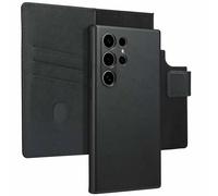 ACCEZZ Leather 2-in-1 CUSTODIA A LIBRO per Samsung Galaxy S24 Ultra, Nero