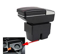 Leather Car Center console Armrest box auto parti interne braccioli per Ford Fiesta 2003 ~ 2010 2011 2012 2013 2014 Storage box