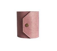 Leather Cash Wrap Wallet with Elastic Strap Quick Access Money Holder