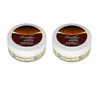 Leather Conditioner Leather Healing Balm, Multifunctional Leather Refurbishing Cleaner for Couch Sofa Chairs Leather Furniture and Car Seats Cleaning Cream Auto Leather Refurbishment Paste (2Pcs)