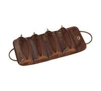 Leather Cosmetic Bag, Waterproof Makeup Bag, Detachable Makeup Organizer, Travel Makeup Bag, Foldable 4 in 1 Makeup Travel Bag Leather Waterproof Cosmetic Bag with Compartments for Women