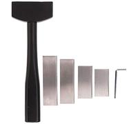 Leather Craft Cutter | High Speed Steel Component for Leather Trimming & Carving | DIY Leather Working Tools/Crafting/Repair | 4 Components & Hex Wrench