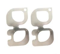 Leather Craft - Righello angolare in acciaio INOX, confezione da 2