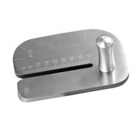 Leather Cutting Board, Stainless Steel Ruler Tool, Handmade Leather Punch Plate, Interactive Positioning Punching Craft Tool for Hide Work Handmade Workshop Shoe Bag Belt Making Use