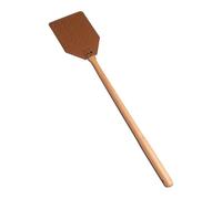 Leather Fly Swatter, Manual Flyswatter, 19.49x3.94x0.77 Inches Ergonomic Swatters, Compact Leather Material, Stable Handle Design, Indoor and Outdoor Use, Home, Garden, Kitchen