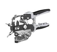 Leather Hole Punch, Rotating Cutter Tool, Regolabile Pieghevole per Belt Craft, Precision Piercing Device, Ideal for Phone Case Making, Home Workshop, Dorm Studio, School Self Made Projects