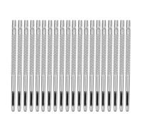 Leather Hole Punch Set 20Pcs Carbon Steel Chromeplated Hollow Leather Punch Tool Assorted Sizes for Watch Band Belt Craft Durable Material Christmas Gifts (1,5 mm)