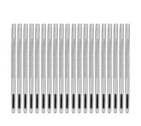 Leather Hole Punch Set 20Pcs Carbon Steel Chromeplated Hollow Leather Punch Tool Assorted Sizes for Watch Band Belt Craft Durable Material Christmas Gifts (2 mm)