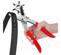 Leather Hole Punch Tool Belt Hole Puncher for Leather Revolving Punch Piegare Kit for Belts, Watch Bands, Straps, Dog Collars, Saddles, Fabric, DIY Home or Craft Projects