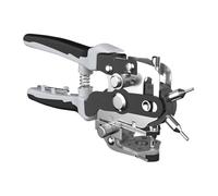Leather Hole Punch Tool, Rotating Belt Puncher, Multi-Size Hand Pieghevole, Precision Craft Tool, Ideal for Phone Case Making, Home Repairs, Handmade Studio, School, Dorm Projects