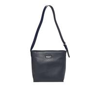 Leather Hub Kensington - Borsa a tracolla da donna in 100% pelle, con blocco RFID, resistente all'acqua, per lavoro, viaggi e uso quotidiano, Marina Militare, Medium