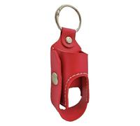 Leather Inhaler Case - 3,8 x 3,8 x 9 cm Inhaler Holder Keychain | Rugged, Compact Carry Case For Travel, School, Work, Camping, Home, Business Trips, Fits Purse, Backpack