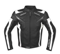 Leather Jacket Motorcycle Racing Motorbike Sport CE Armored A-Pro Black