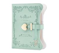 Leather Journal with Lock, Cute Lock Journal, Women Refillable Notebook