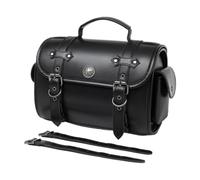 Leather Motorcycle Saddlebags | Vintage Large Capacity Adjustable Side Bag