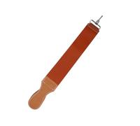 Leather Razor Strop a Doppio Strato in Pelle e Tela Marrone