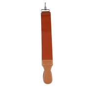 Leather Razor Strop Doppio Strato in Pelle e Tela Marrone