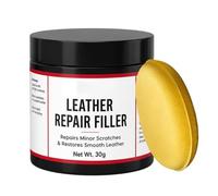 Leather Repair Filler - Flexible Scratch Crack Restoration Paste | Leather Restoration Kit, Damage Repair Paste | Flexible Filler for Furniture Sofas Couches Jackets Car Seats Purses Shoes