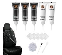 Leather Repair Kit, Dashboard Renewed Paste, Leather Seat Color Restorer, Scratch Removal Cream, Professional Restoration Solution for Couch Saddle Handbag Jacket Furniture Boat