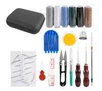 Leather Sewing Kit - Portable Awl Set, Multipurpose Upholstery Repair Tools, Long Lasting Hand Stitching Accessories | Couchleather Crafting Kit forleather Working Home Workshop Art Projects
