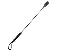 Leather SM - Frusta in pelle, 83 cm, colore: Nero