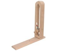 Leather Stitching Pony Adjustable Angle Hand Stitching Pony with Stainless Steel Stretch Rod for DIY Leather Craft Belt Bag Making Beech Wood Material Christmas Gifts