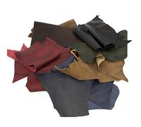 Leather Trend Ritagli scampoli scarti di Vera Pelle di Agnello Colori Vari 2Kg