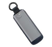 Leather USB Flaşh Drive Case - Thumb Drive Holder | 11cm PU Cylindrical Organizer Waterproof Scratch Resistant Portable Protective Storage Sleeve for Data Stick Travel Office Use