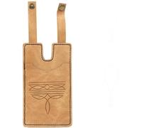 Leather Wallet for Women, Handcrafted Leather Boot Credit Card Holder, Small Wallets with Snap Fastening (tawny)