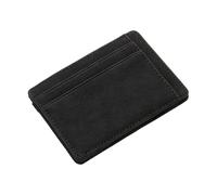 Leather Wallet - Ultra Slim Simple Money Purse, Magic Pocket Card Cases | Innovative Elastic Strap Mechanism | Everyday Travel Business Use, Compact Lightweight Design Secure Coin Pouch Bifold Gears