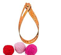 Leather Wrap Wrist Ruler - Portable Tape for Dressmaking | Tan Band with Imperial Markings & Tool Holder Loop for Stitching, Sewing, Quilting and Handcrafting 186 Characters Exactly