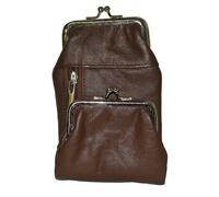 Leatherboss Sigaretta E Accendino Custodia Con Gancio Twist Vera Pelle Nuovo