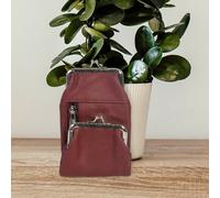 Leatherboss Sigaretta E Accendino Custodia Con Gancio Twist Vera Pelle Nuovo