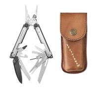 Leatherman ARC Bundle Multi-Tool, Custodia e Kit Bit - Multiutensile 20 Funzioni con Lama MagnaCut, Custodia Heritage Media in Pelle Marrone e Kit Bit da 42 Utensili