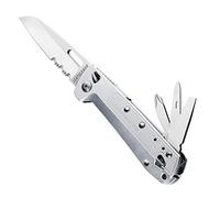 LEATHERMAN - FREE K2X coltello e mutlifunzione da tasca con blocchi magnetici, manici in alluminio e clip da tasca