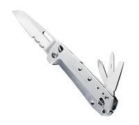 Leatherman Free K2x Multi-Tool - 8 Funzioni in 1 con Apertura Magnetica, Manico in Alluminio e Clip da Tasca - Argento